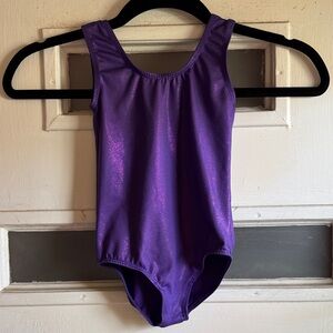 Girls Sparkle Purple Leotard Size 2-3T